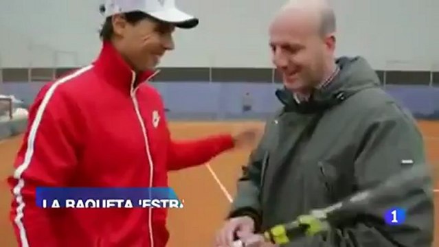 Misión Nadal- Launching Rafael Nadal's racquet in the stratosphere. 26.01.2013 (RTVE)