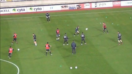 Προθέρμανση Ολυμπιακός-ΑΕΚ 30/01