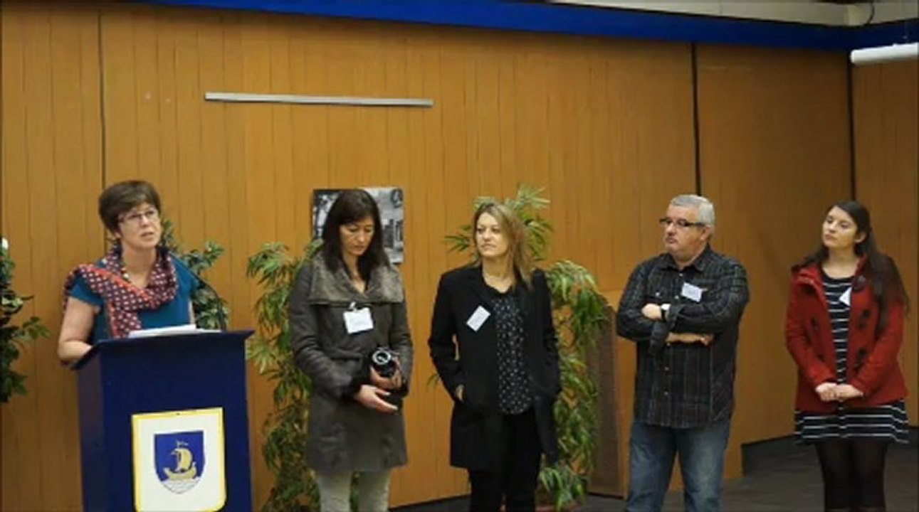 Voeux de Monique Rabin le 26 Janvier 2013 à Paimboeuf - Présentation de l'équipe parlementaire