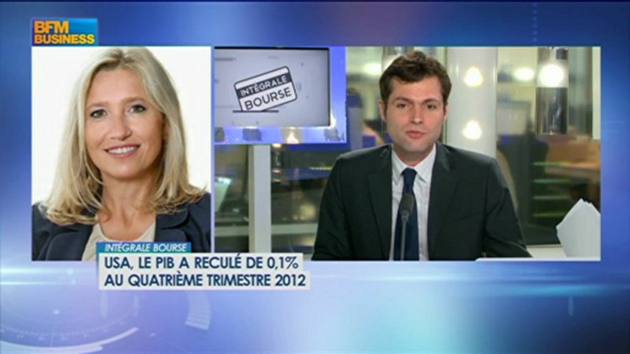 Wall Street : BlackBerry, Apple et Amazone : Virginie Robert - 30 janvier - BFM : Intégrale Bourse