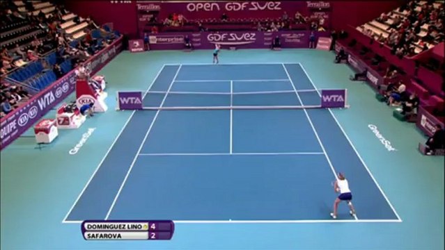 París - Lourdes Domínguez Lino cae contra Sarafova