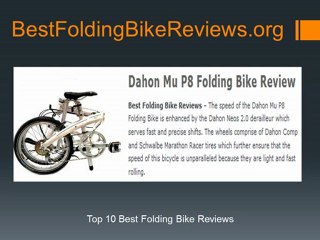 How To Choose The Best Folding Bike?