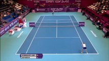 París - Lourdes Domínguez Lino cae contra Safarova