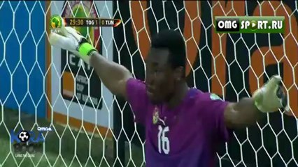 Того 1-1 Тунис Обзор матча HD 30.01.13