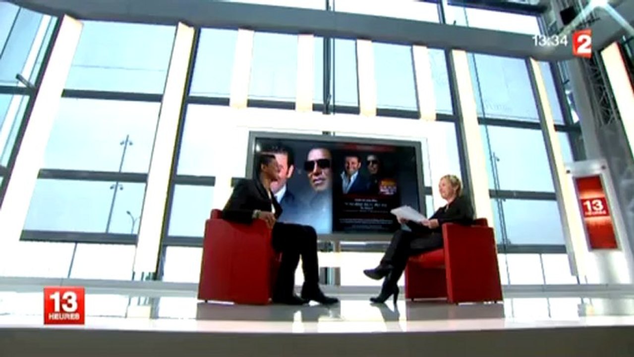 Jermaine JACKSON & David SERERO sur le JT de France 2 avec Elise Lucet