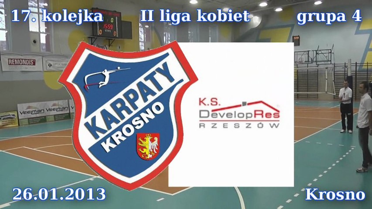 PWSZ Karpaty Krosno - DevelopRes Rzeszów (skrót meczu)