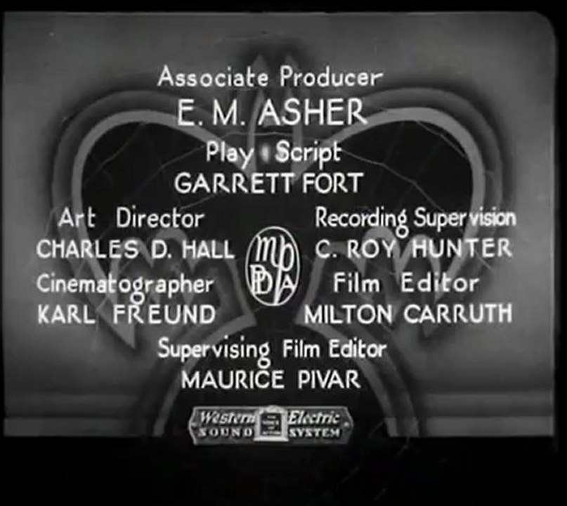 Dracula (Tod Browning, 1931) - générique