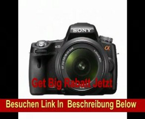 Sony SLT-A33L SLT-Digitalkamera (14 Megapixel, Live View, Full HD, 3D Sweep Panorama) Kit inkl. 18-55 mm Objektiv