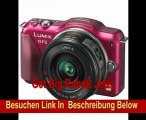 Panasonic Lumix DMC-GF5XEG-R Systemkamera (12 Megapixel, 7,5 cm (3 Zoll) Touchscreen, Full HD Video, bildstabilisiert) inkl. Lumix G Vario 14-42 mm Objektiv rot