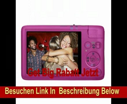 Canon IXUS 130 Digitalkamera (14 Megapixel, 4-fach opt. Zoom, 6.9 cm (2.7 Zoll) Display, HD Video, bildstabilisiert) pink