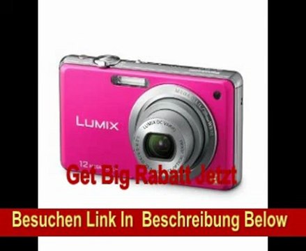 Panasonic LUMIX DMC-FS10EG-P Digitalkamera (12 Megapixel, 5-fach opt. Zoom, 6,86 cm Display, Bildstabilisator) pink