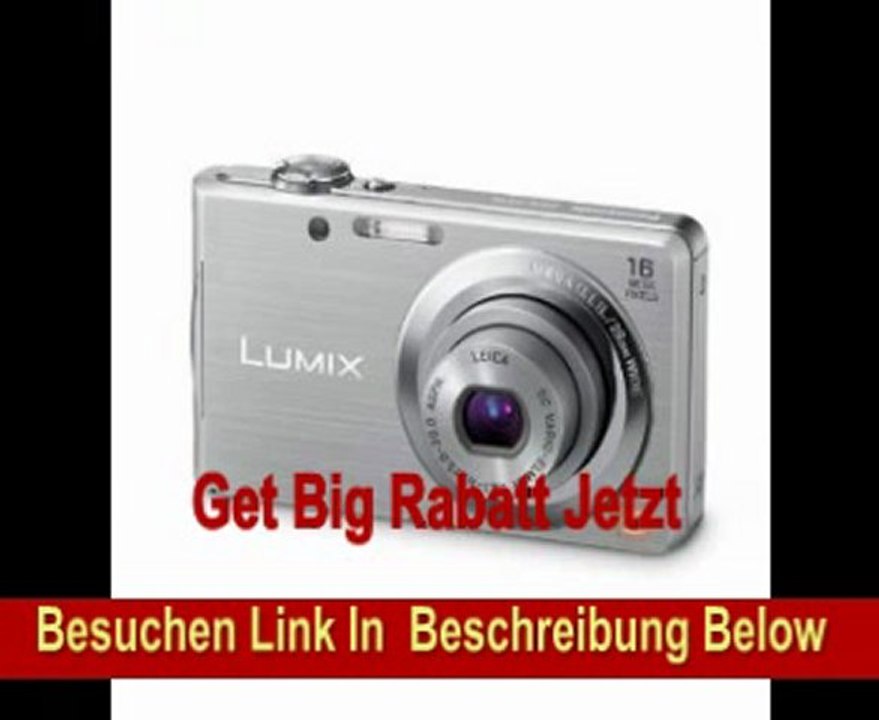 Panasonic Lumix DMC-FS18EG-S Digitalkamera (16 Megapixel, 4-fach opt. Zoom, 6,7 cm (2,7 Zoll) Display, bildstabilisiert) silber