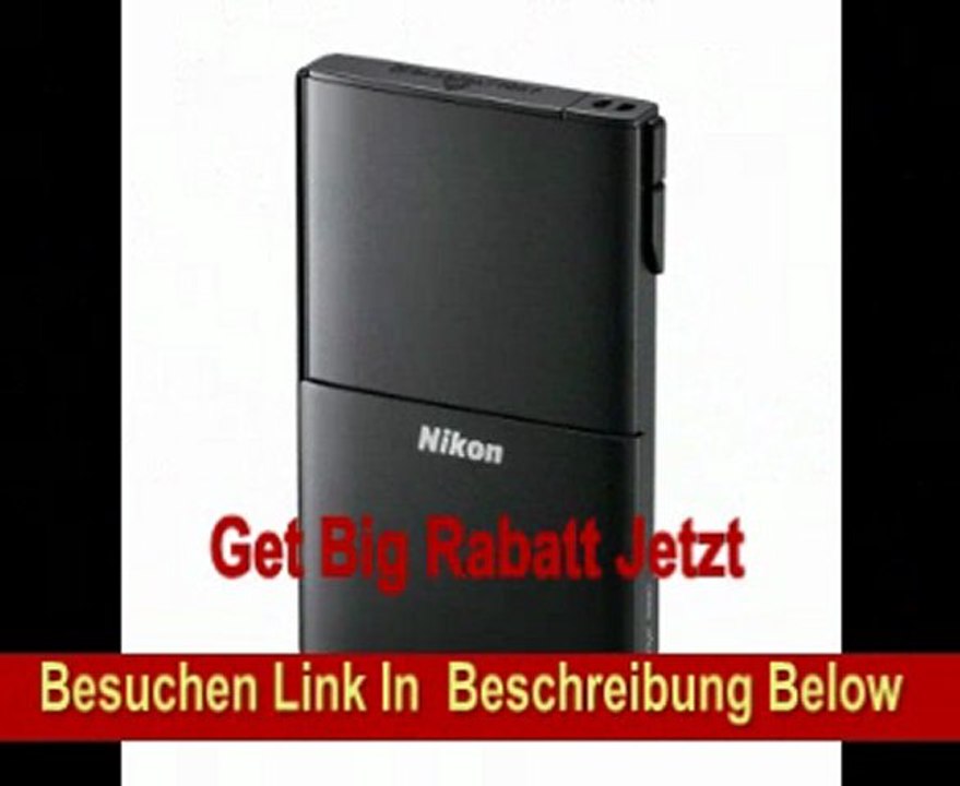 Nikon Coolpix S100 Digitalkamera (16 Megapixel, 5-fach opt. Zoom, 8,7 cm (3,5 Zoll) Display, bildstabilisiert) schwarz