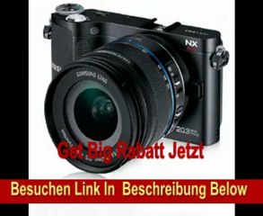 Samsung NX200 Systemkamera (20,3 Megapixel, 7,6 cm (3 Zoll) Display, i-Funktion) inkl. 18-55mm NX Objektiv