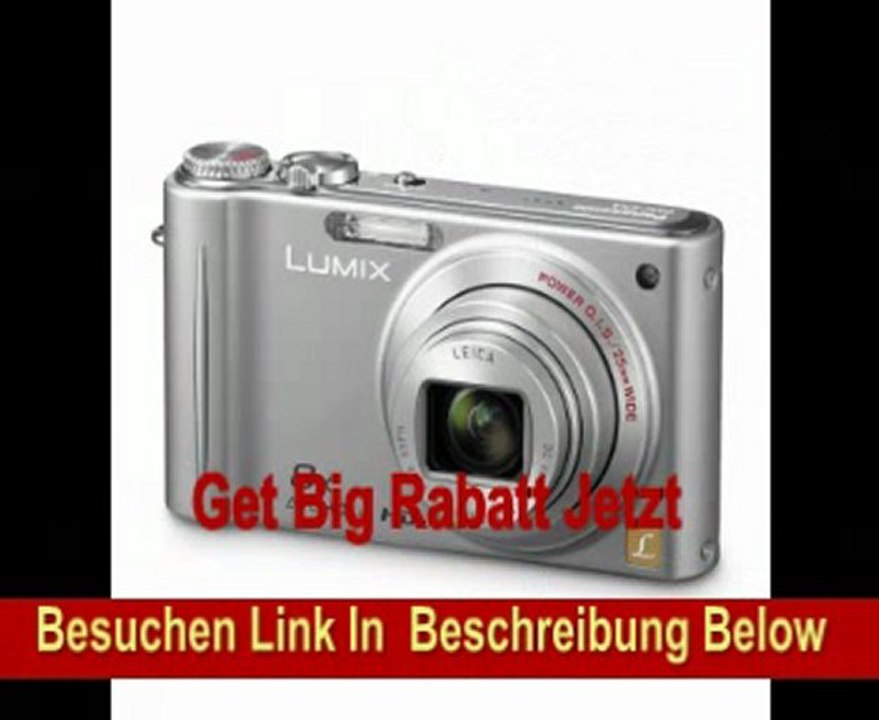 Panasonic Lumix DMC-ZX3EG-S Digitalkamera (14 Megapixel, 8-fach opt. Zoom, 6,9 cm (2,7 Zoll) Display, bildstabilisiert) silber
