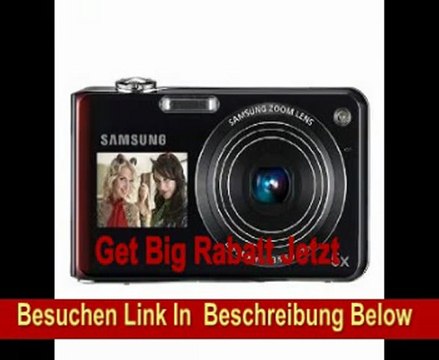 Samsung PL150 Digitalkamera (nur microSD, 12 Megapixel, 5-fach opt. Zoom, duales Display, Bildstabilisierung, Weitwinkel) rot
