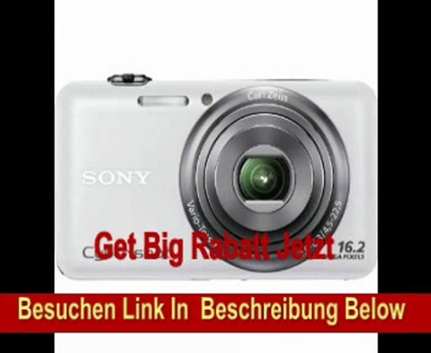Sony DSC-WX7W Digitalkamera (16 Megapixel, 5-fach opt. Zoom, 3D-Schwenkpanorama, 10 Bilder/Sek., 7,1 cm (2,8 Zoll) Display) weiß