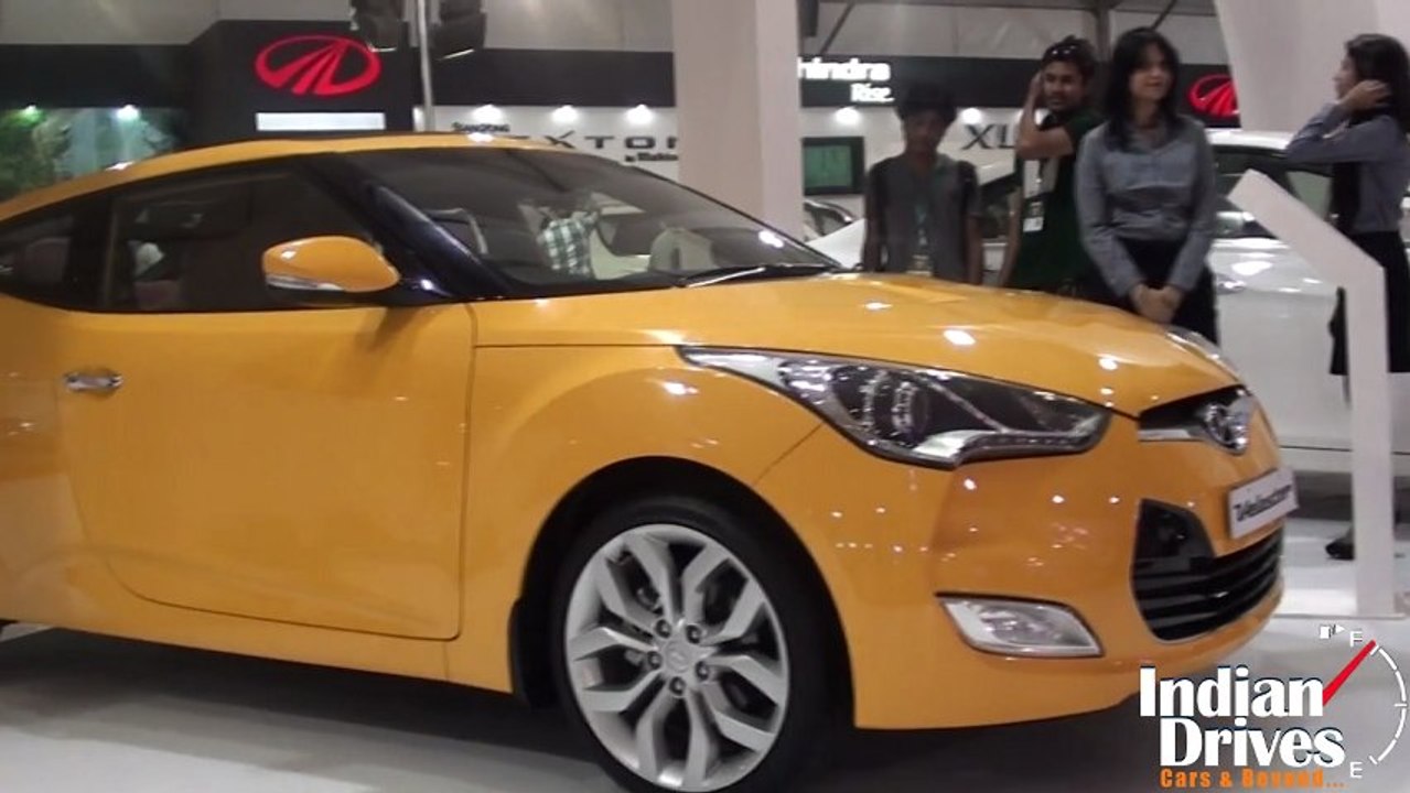 Hyundai Veloster at Mumbai International Motor Show 2013