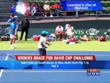 Rookies brace for Davis Cup challenge.