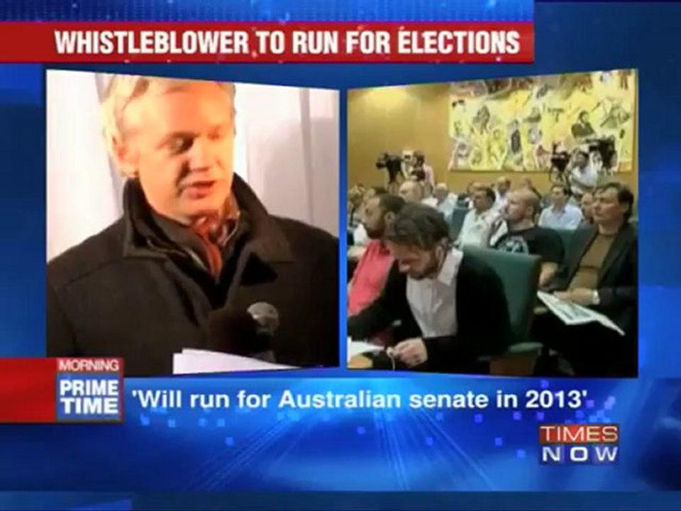 Wikileaks Founder Julian Assange to run for Senate.