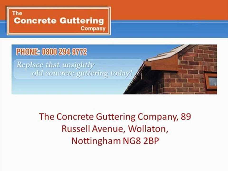 5 big reasons to replace concrete guttering in Nottingham
