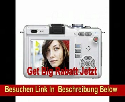 Olympus PEN E-PL1 Systemkamera (13 Megapixel, 6,9 cm (2,7 Zoll) Display, Bildstabilisator) weiß mit 14-42mm Objektiv silber