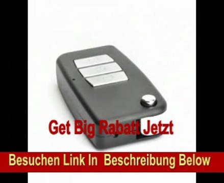 Mini-Spycam in Autoschlüssel-Optik von Kingdiscount mit Sprachaktivierung, Videostart auf Knopfdruck oder bei Geräuschen/Gesprächen, getarnte Kamera, Spionagekamera, Camcorder, Minikamera mit Ton, für Windows und Mac inkl. USB-Kabel - Zum Mitnehmen ideal