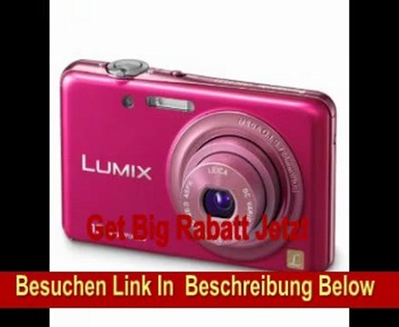 Panasonic Lumix DMC-FS22EG-P Digitalkamera (16 Megapixel, 4-fach opt. Zoom, 7,5 cm (3 Zoll) Touchscreen, bildstabilisiert) pink