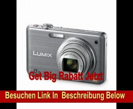 Panasonic LUMIX DMC-FS33EG-S Digitalkamera (14 Megapixel, 8-fach opt. Zoom, 7,62 cm Display, Bildstabilisator) silber