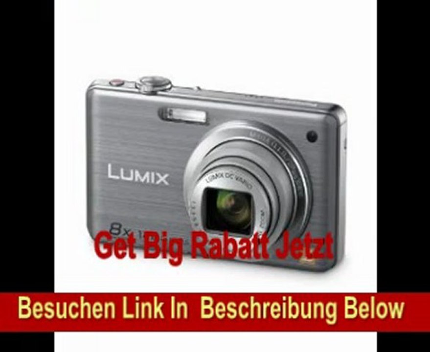 Panasonic LUMIX DMC-FS33EG-S Digitalkamera (14 Megapixel, 8-fach opt. Zoom, 7,62 cm Display, Bildstabilisator) silber