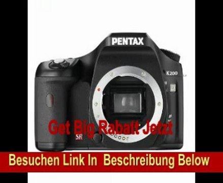 Pentax K200D SLR-Digitalkamera (10 Megapixel, Bildstabilisator) nur Gehäuse