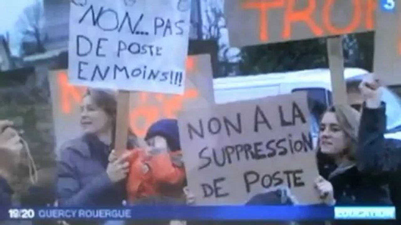 Naucelle : Manif chez Jules Ferry