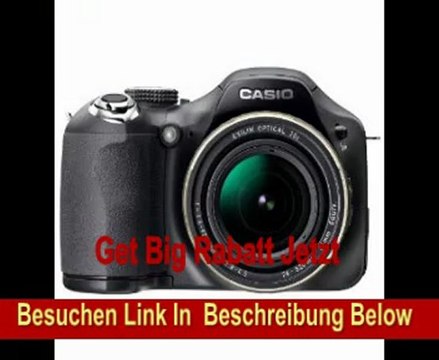 Casio Exilim EX-FH25 Highspeed Digitalkamera (10 Megapixel, 20-fach opt. Zoom, 7,6 cm (3 Zoll) Display, HD-Video) Set inkl. Charger & 4 GB SD-Karte