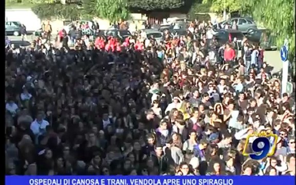 Ospedali di Canosa e Trani, Vendola apre uno spiraglio