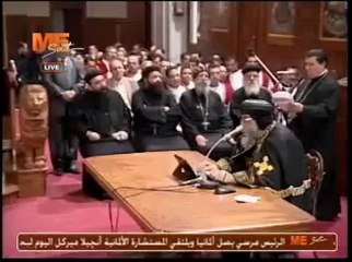 Vêpres et Sermon du Pape Tawadros II le 30/01/2013