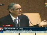 Colom lamenta TLC entre Centroamérica y Estados Unidos