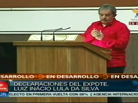 El Mundo exige la profundización de la democracia: Lula