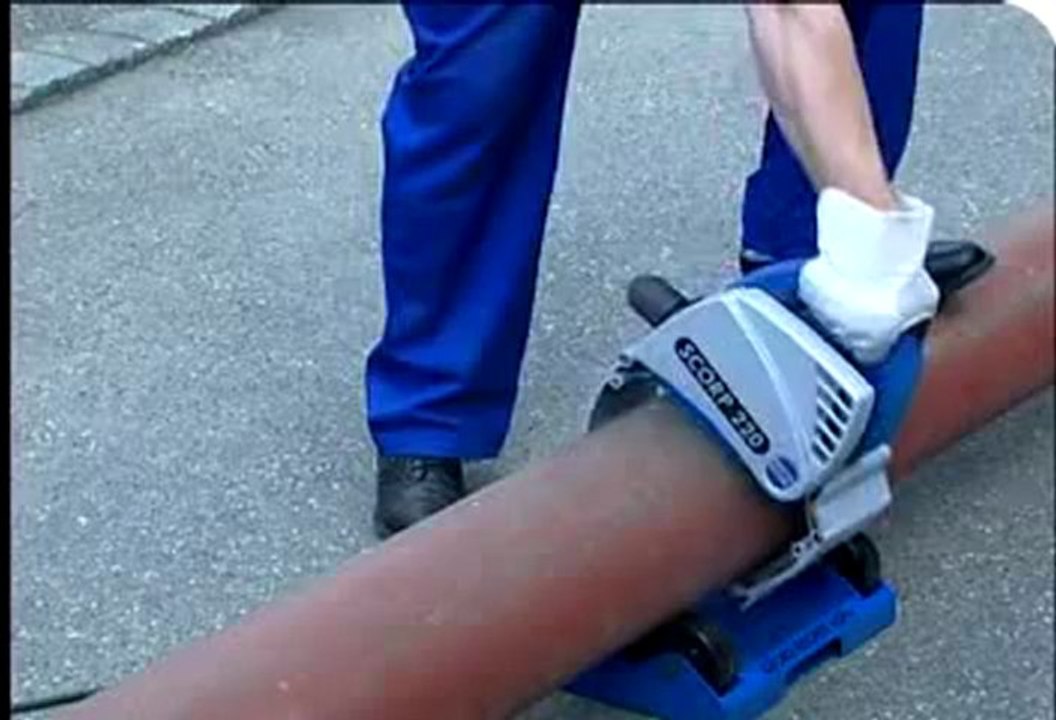 máy cắt ống nhựa, ống thép, ống gang orbital scrop