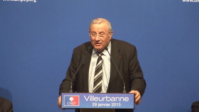 UMP - Discours de Michel Forissier à Villeurbanne