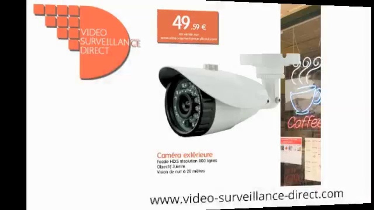 Caméras videosurveillance: vente directe importateur