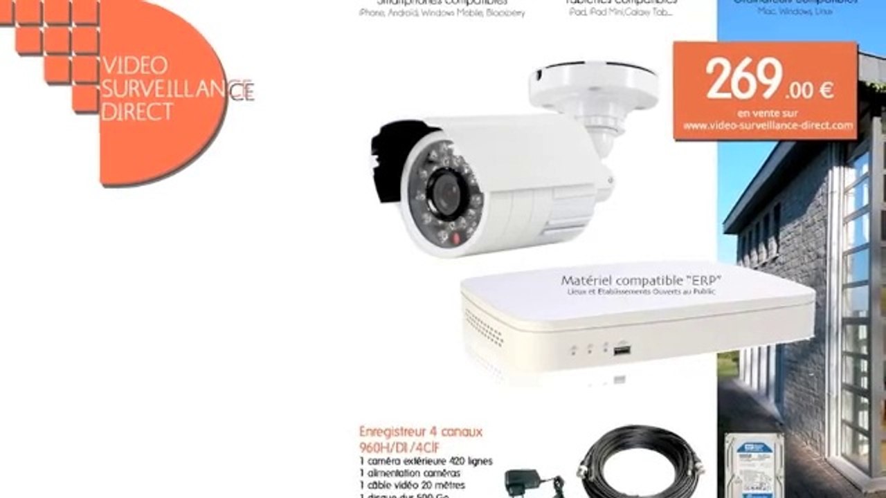 Toutes les caméras de video surveillance en vente directe