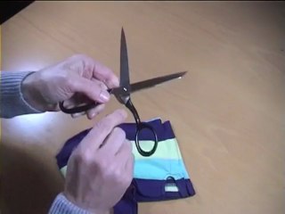 Left-handed dressmaking scissors not cutting?