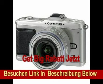 Olympus PEN E-P2 Systemkamera (12,3 Megapixel, 7,6 cm Display, Bildstabilisator) Kit silber inkl. 14-42mm Objektiv silber