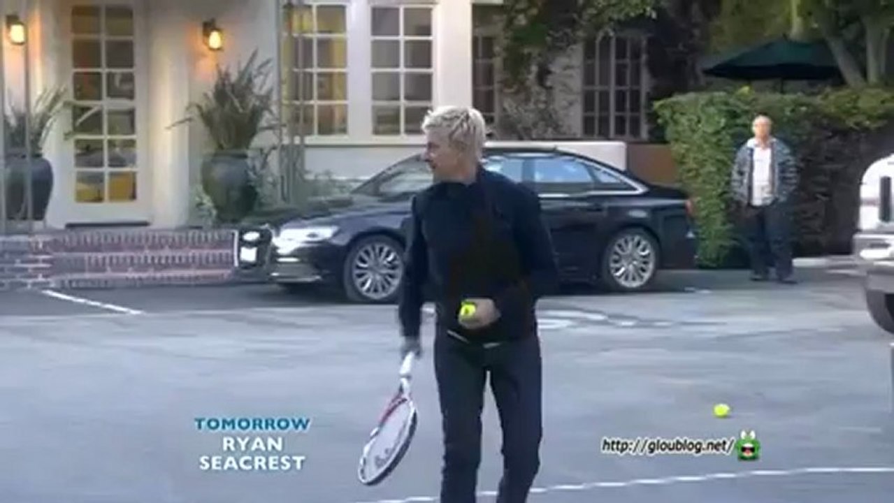 Ellen Plays Tennis With Sloane Stephens Jan 30 2013