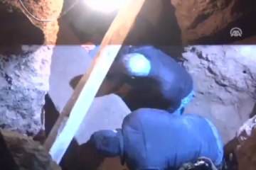 Evden mezar çıktı