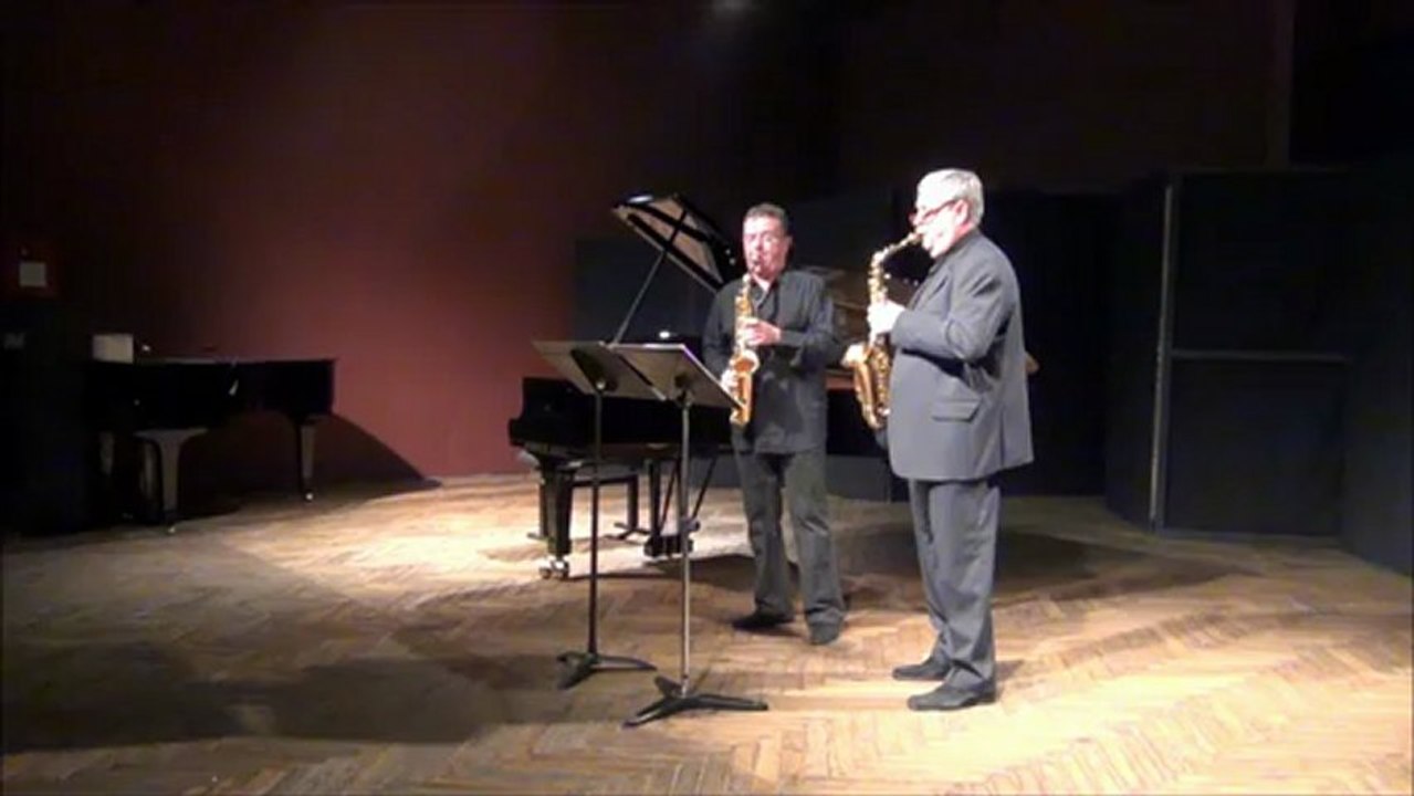 2013 - 01 - 29 - Concert Fourmeau Roubaix 1 Sonate en Fa pour 2 saxophones de Leclair