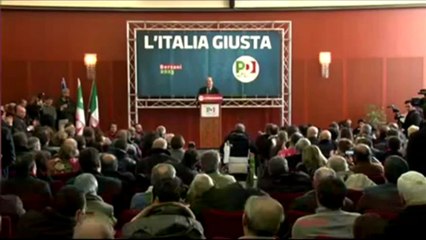 Bersani - Nessuno pensi di umiliare il Sud (30.01.13)