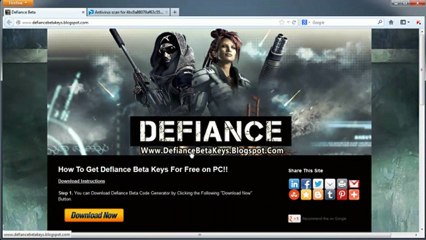 How to Get Free Defiance Beta Game
