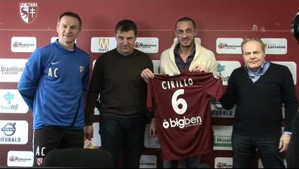 Conférence de presse :  Signature du défenseur italien Bruno CIRILLO au FC METZ
