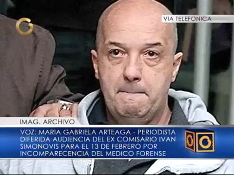 Diferida audiencia del comisario Simonovis